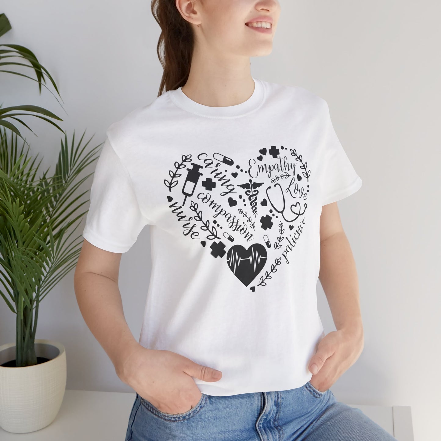 Empathy Heart Tee - Unisex Jersey Short Sleeve