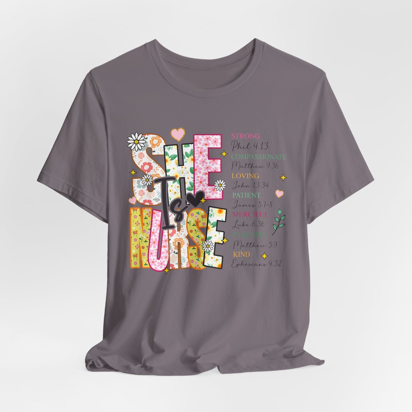 Nurse Appreciation Tee - Strong, Caring & Compassionate Design