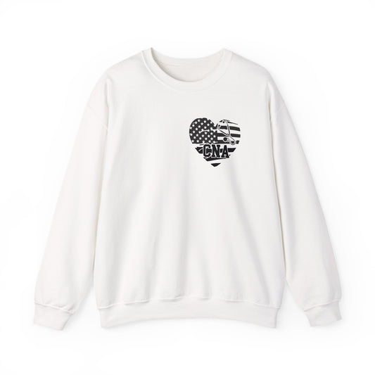 CNA Heart Unisex Sweatshirt - Certified Nursing Assistant Gift Idea