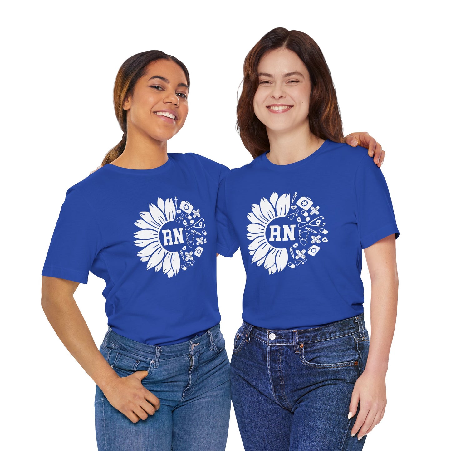 Floral Nurse Tee