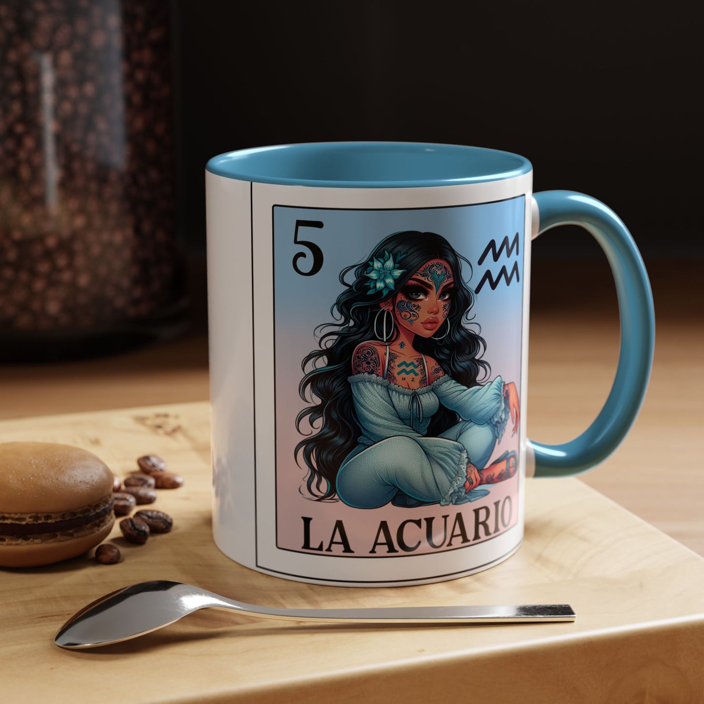 La Acuario Spanish Horoscope Coffee Mug