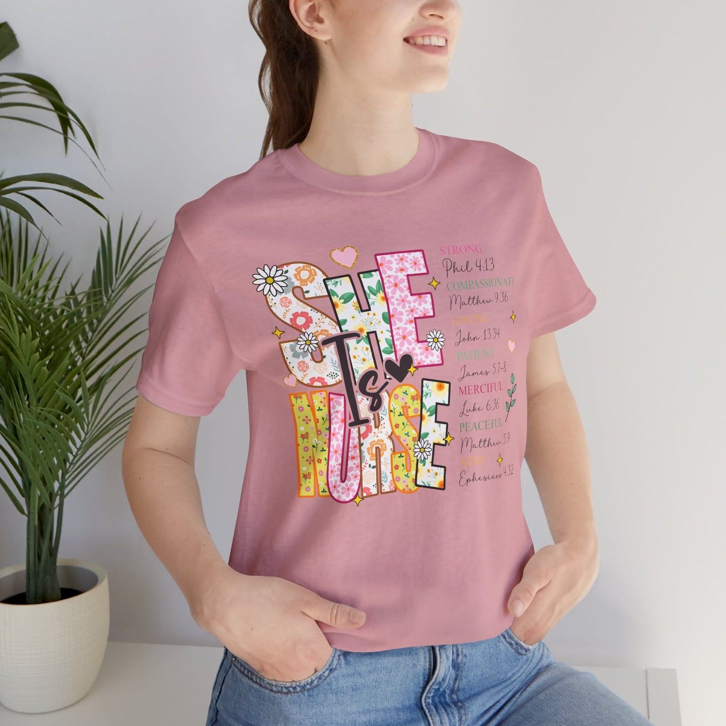 Nurse Appreciation Tee - Strong, Caring & Compassionate Design