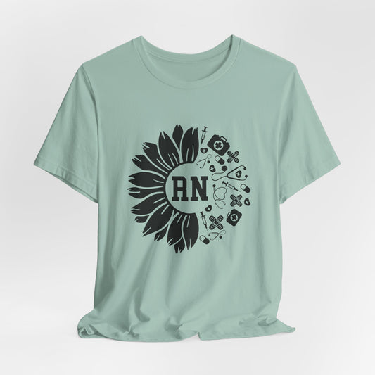 Floral Nurse Tee