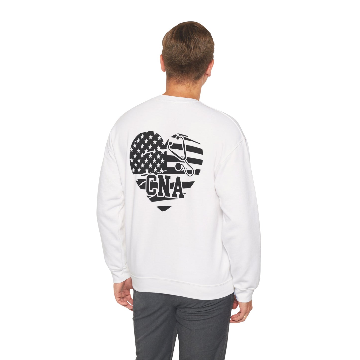 CNA Heart Unisex Sweatshirt - Certified Nursing Assistant Gift Idea