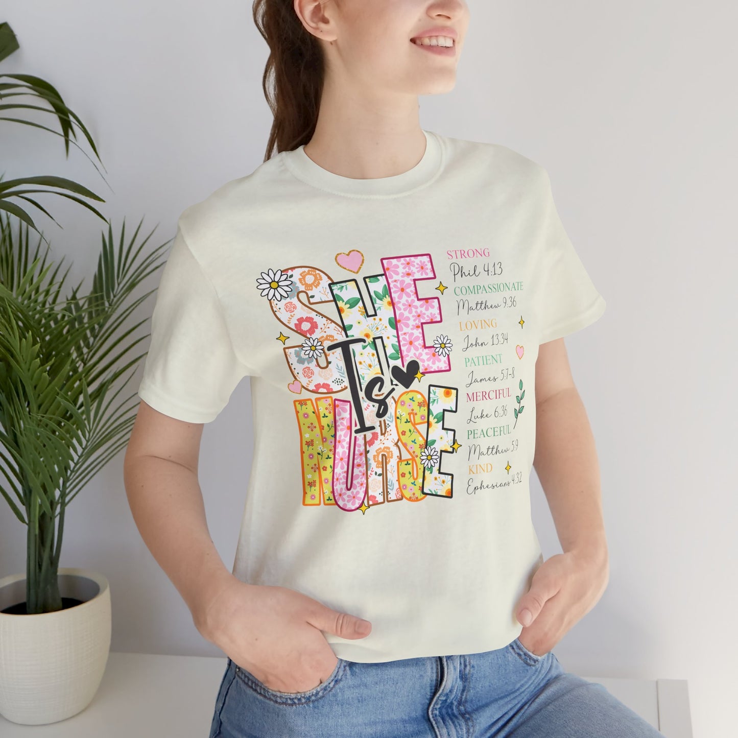 Nurse Appreciation Tee - Strong, Caring & Compassionate Design