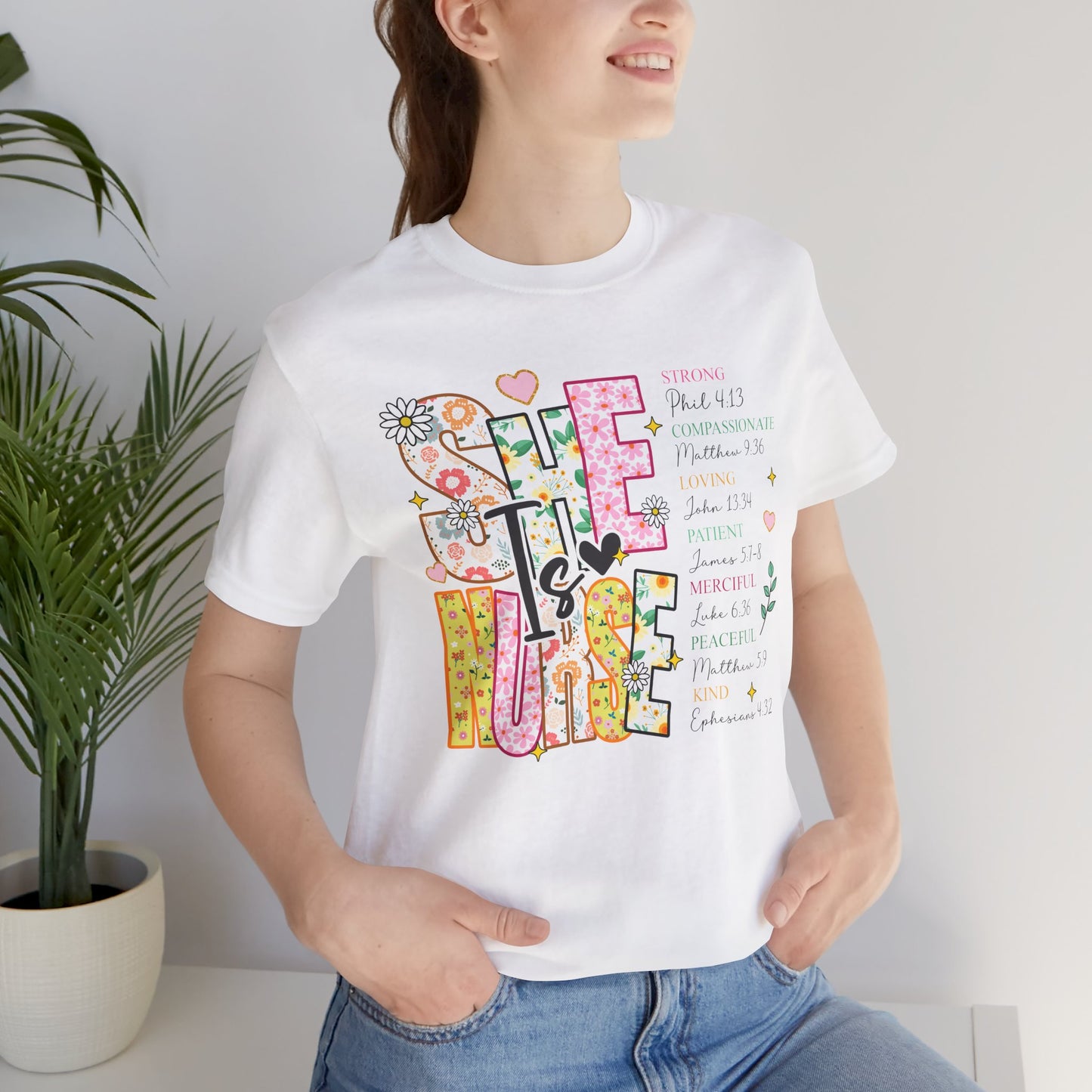 Nurse Appreciation Tee - Strong, Caring & Compassionate Design
