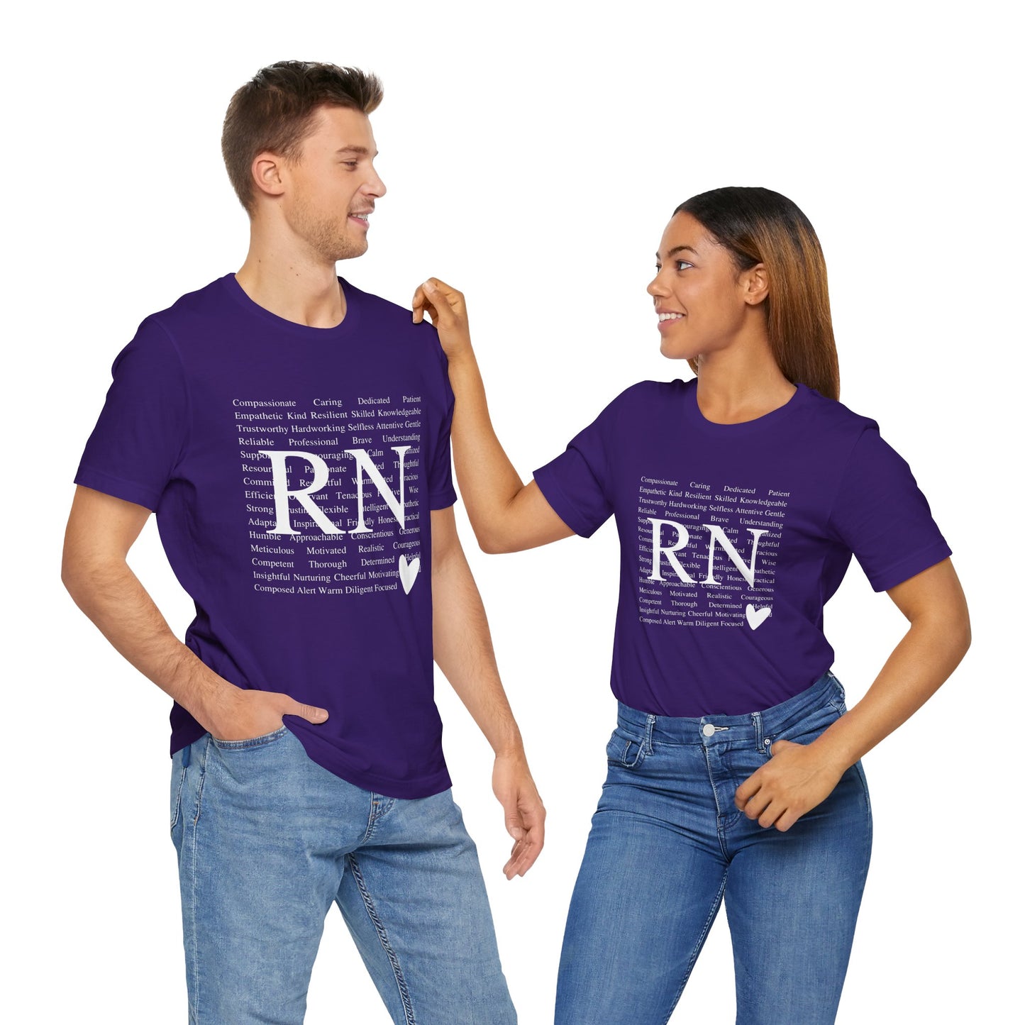 Compassionate RN Unisex Jersey Tee - Perfect Gift for Nurses
