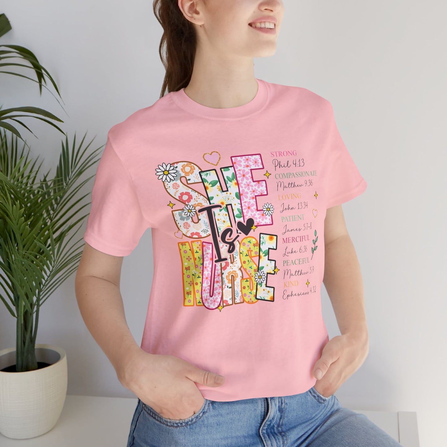 Nurse Appreciation Tee - Strong, Caring & Compassionate Design
