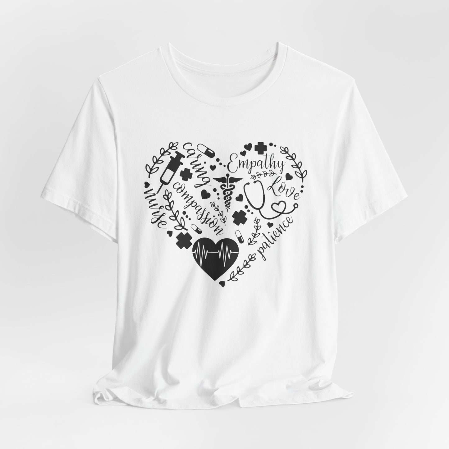 Empathy Heart Tee - Unisex Jersey Short Sleeve