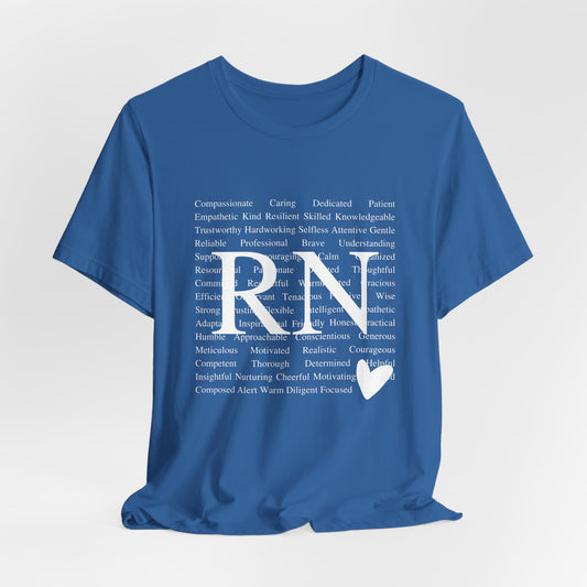 Compassionate RN Unisex Jersey Tee - Perfect Gift for Nurses