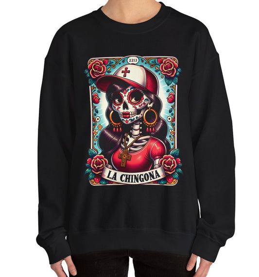 La Chingona Catrina Skull Sweatshirt