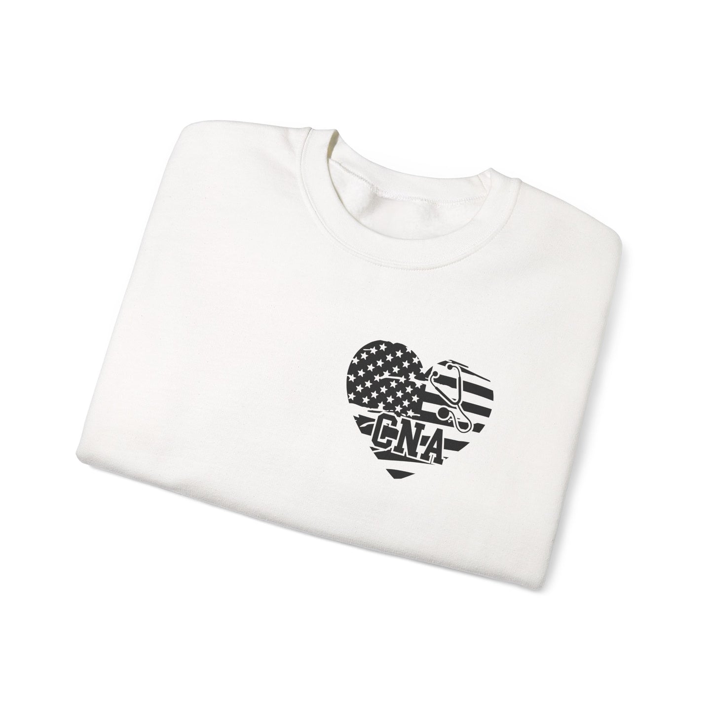 CNA Heart Unisex Sweatshirt - Certified Nursing Assistant Gift Idea