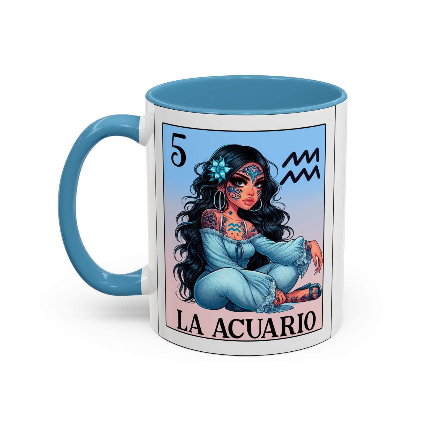 La Acuario Spanish Horoscope Coffee Mug