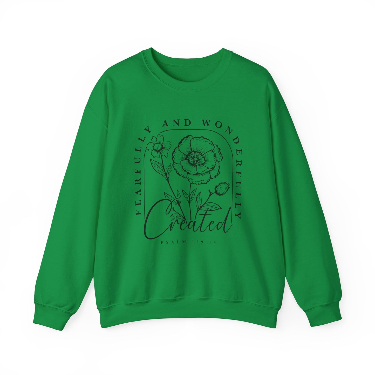 " Fearfully And Wonderfully Created" Crewneck Sweatshirt