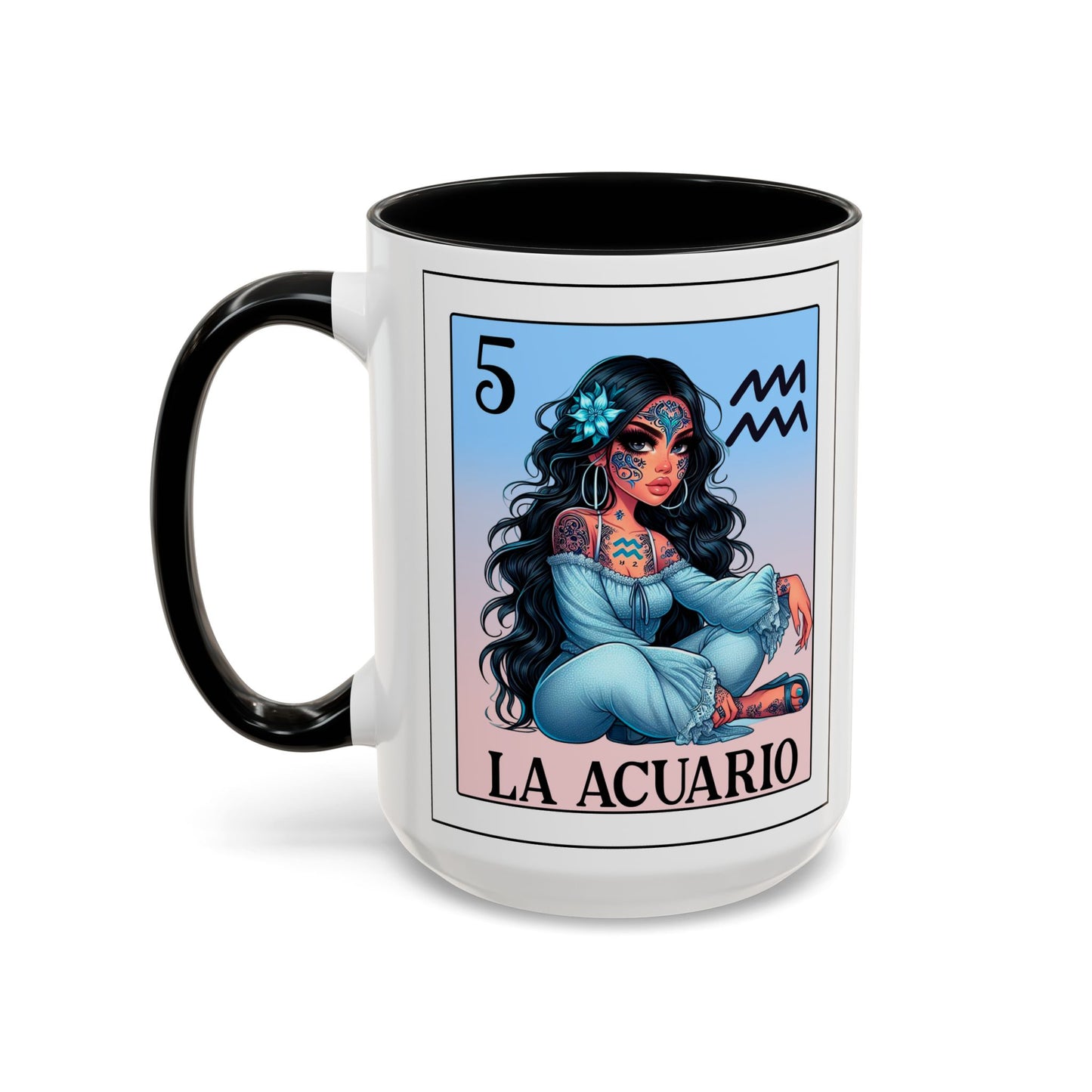 La Acuario Spanish Horoscope Coffee Mug