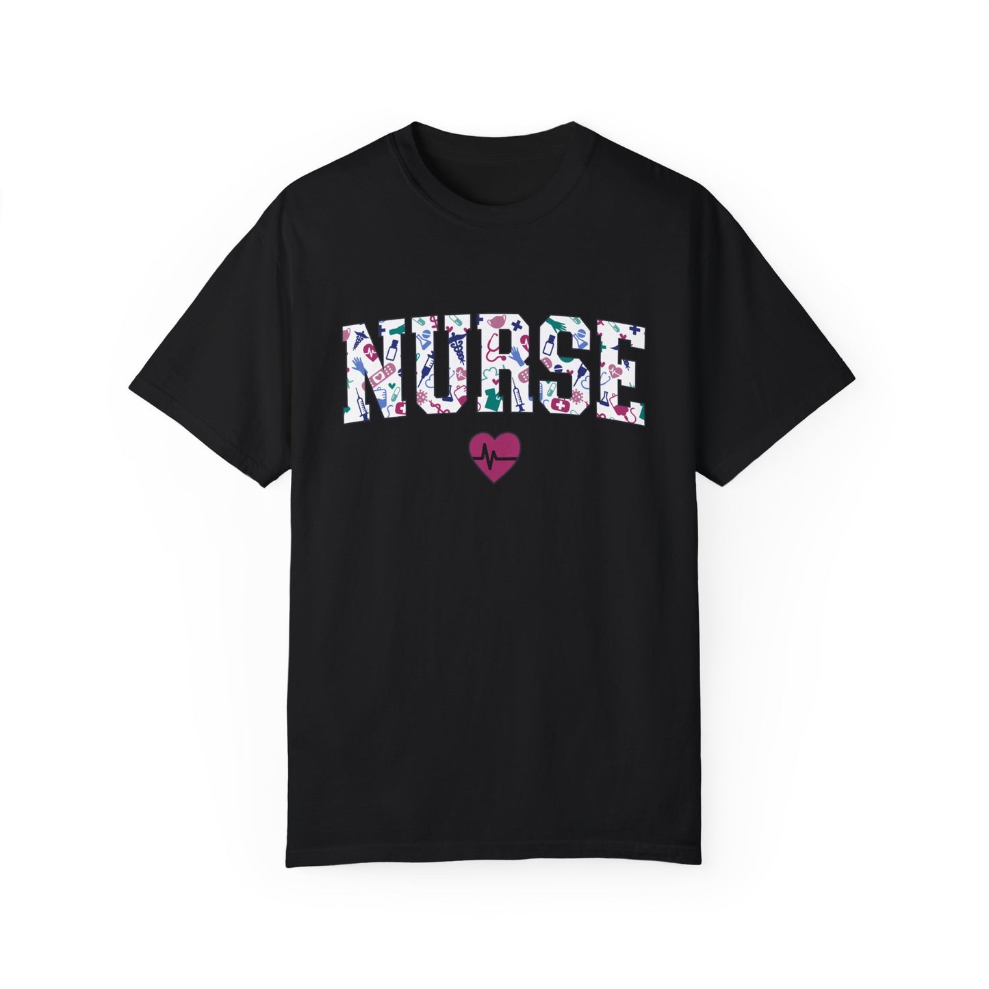 Nurse-Themed Unisex Garment-Dyed T-Shirt