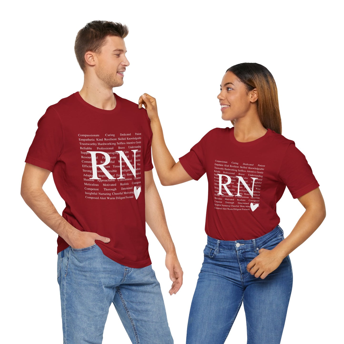 Compassionate RN Unisex Jersey Tee - Perfect Gift for Nurses
