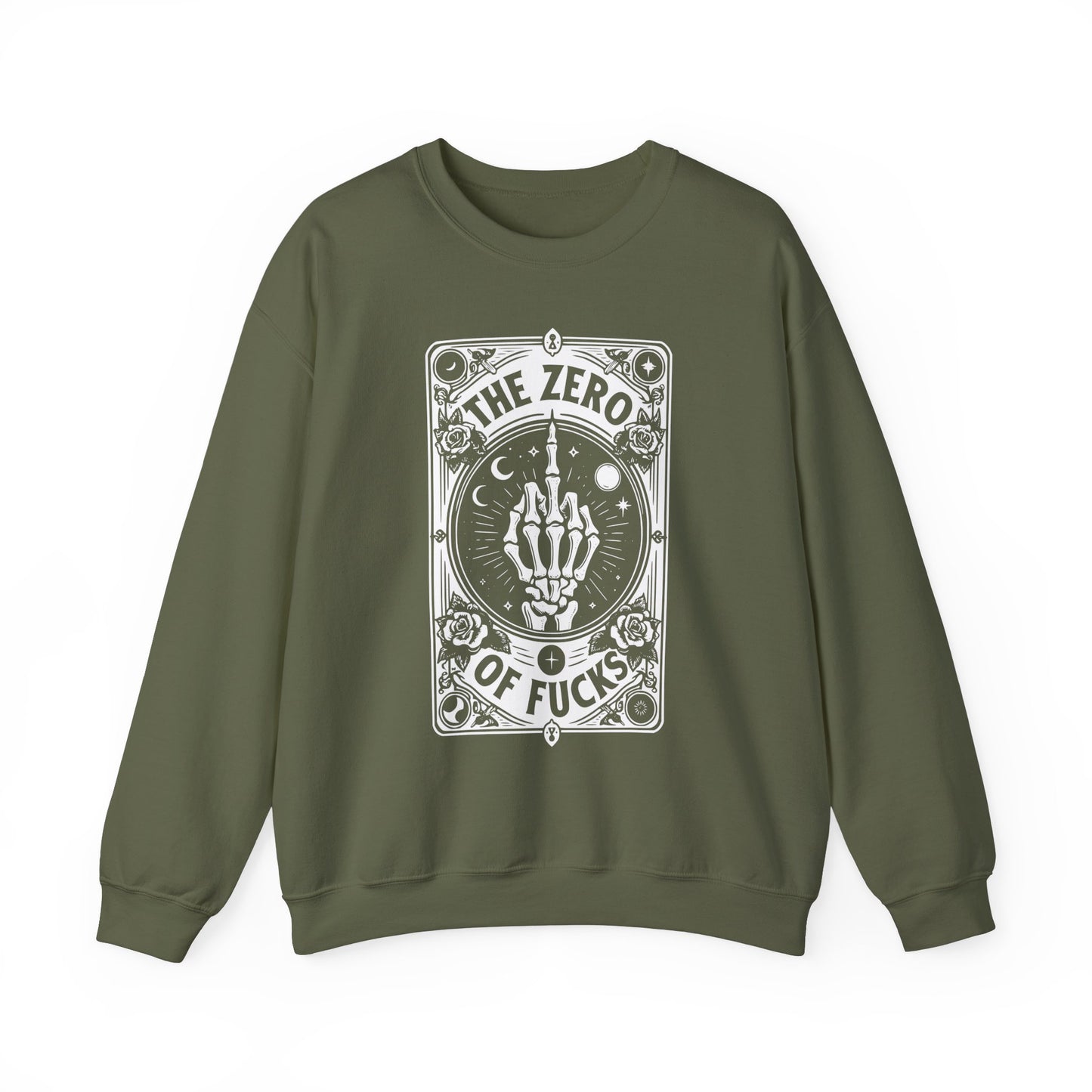 The Zero Of Fucks Crewneck Sweatshirt