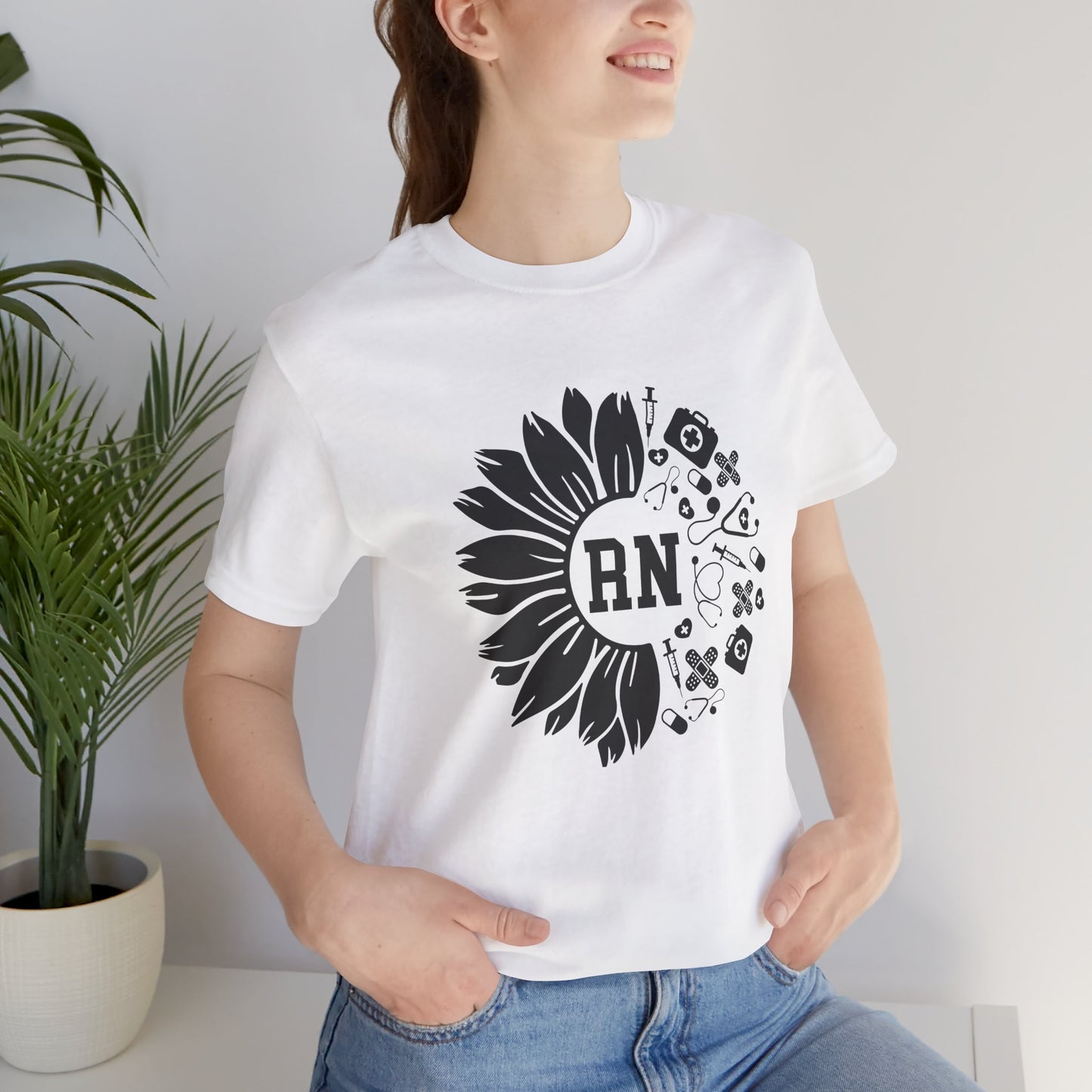 Floral Nurse Tee