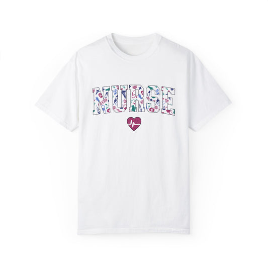 Nurse-Themed Unisex Garment-Dyed T-Shirt