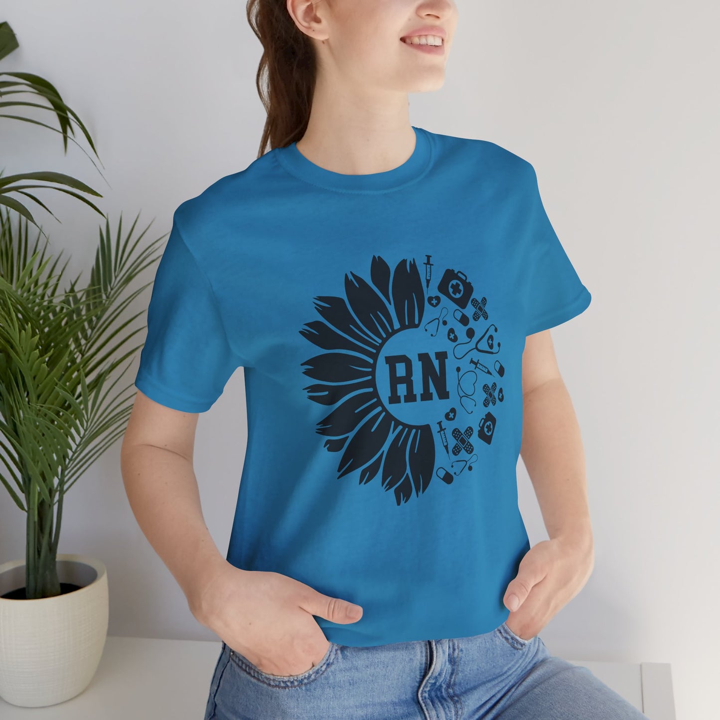 Floral Nurse Tee
