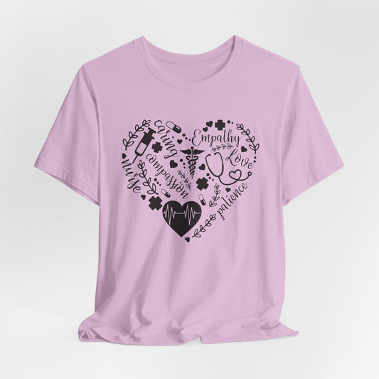 Empathy Heart Tee - Unisex Jersey Short Sleeve