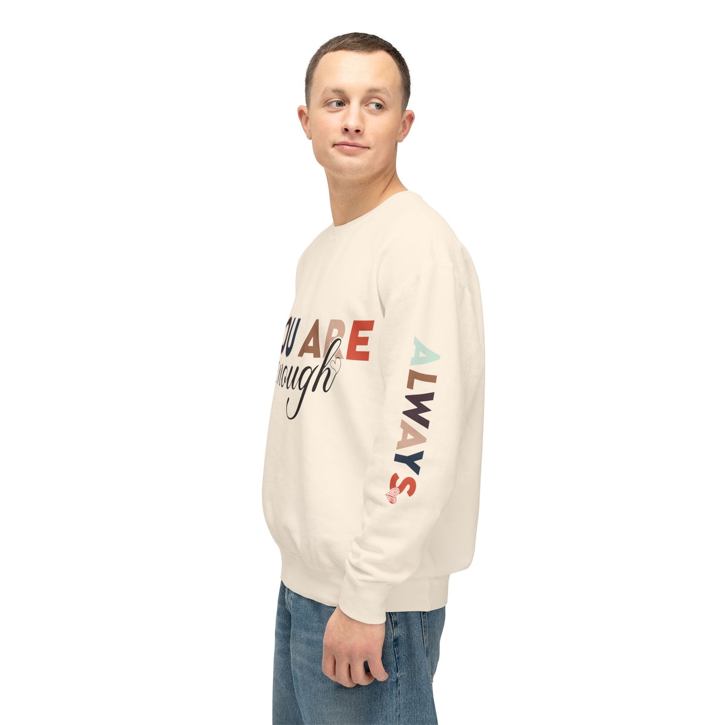 You Are Enough Lightweight Sweatshirt