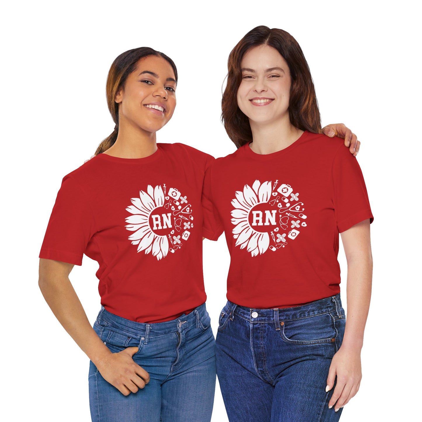 Floral Nurse Tee