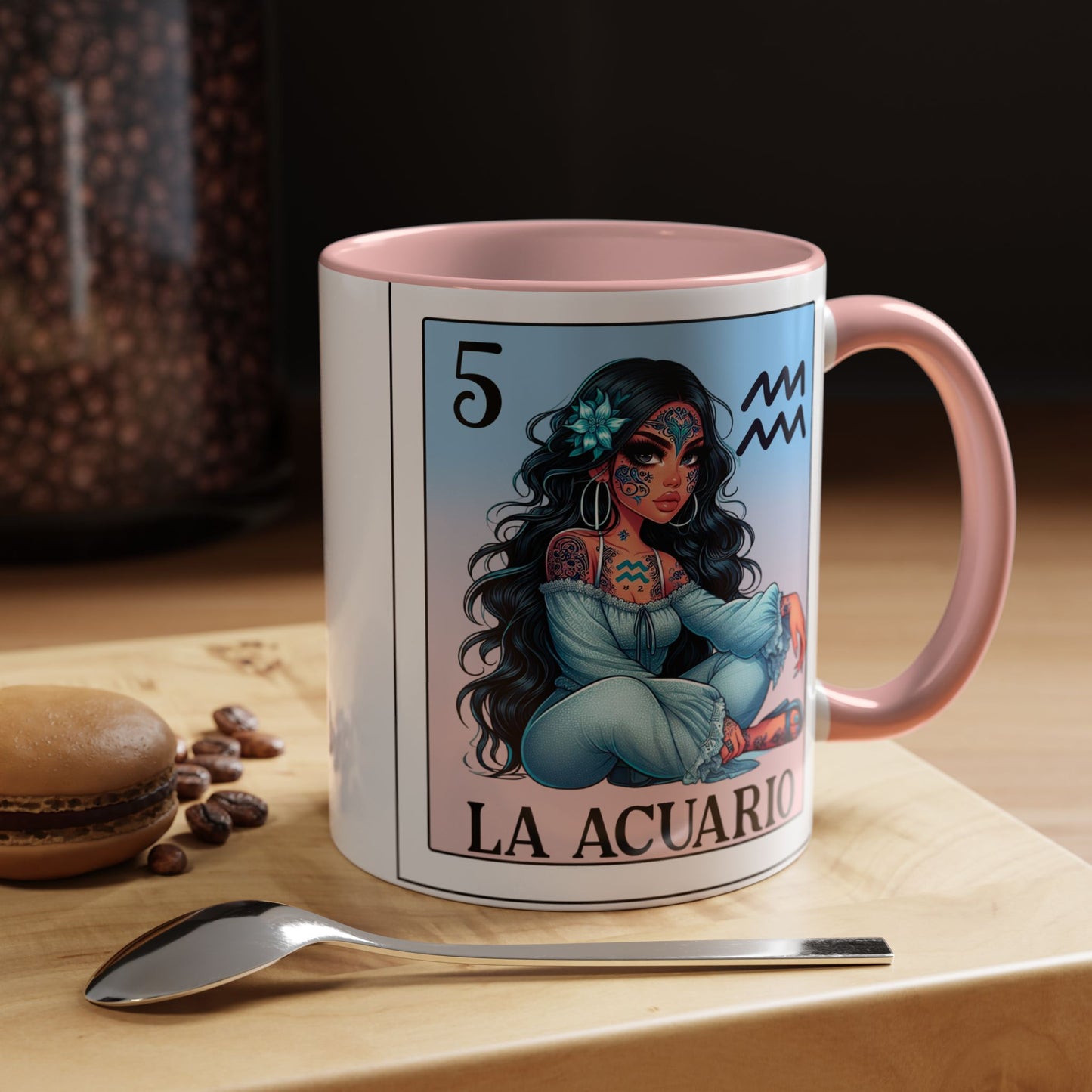 La Acuario Spanish Horoscope Coffee Mug